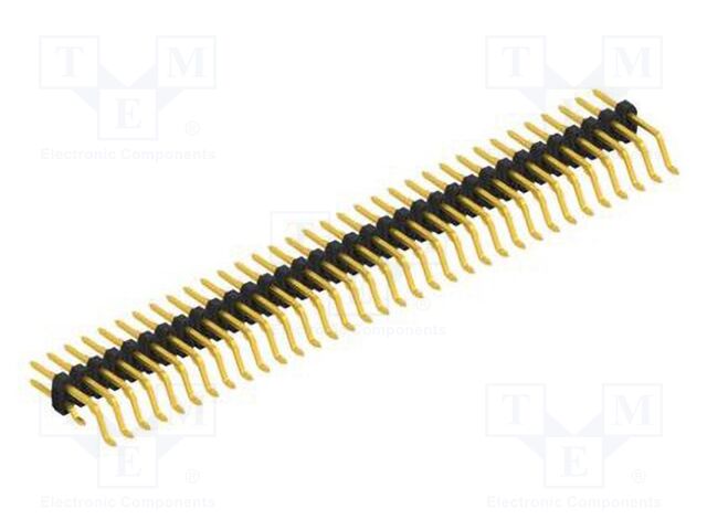 Connector: pin strips; pin header; male; PIN: 68; 2mm; SMT; 2x34