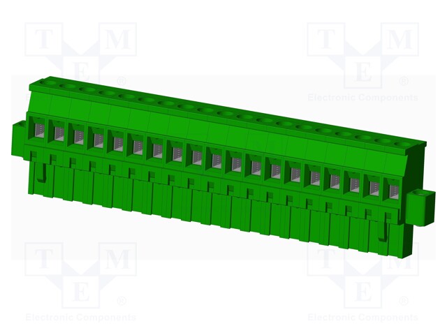 Connector: pluggable terminal block; plug; female; angled 90°
