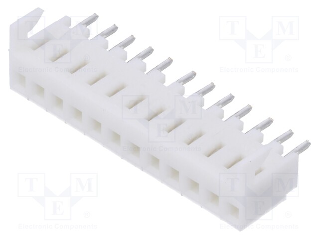 Socket; wire-board; male; KK 254; 2.54mm; PIN: 12; THT; 2.5A; tinned