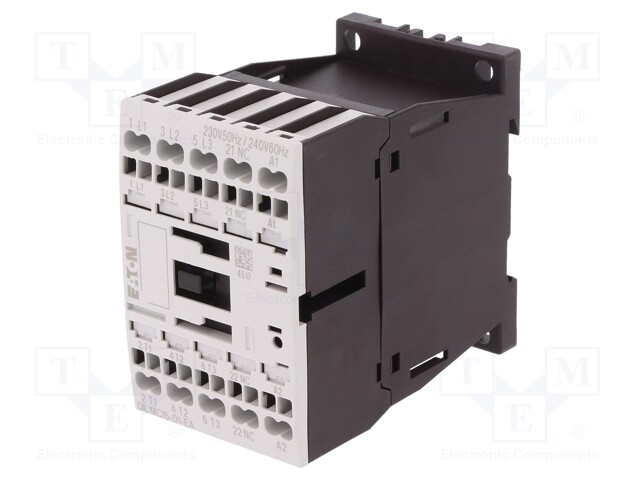 Contactor: 3-pole; NO x3; Auxiliary contacts: NC; 230VAC; 15A; 690V