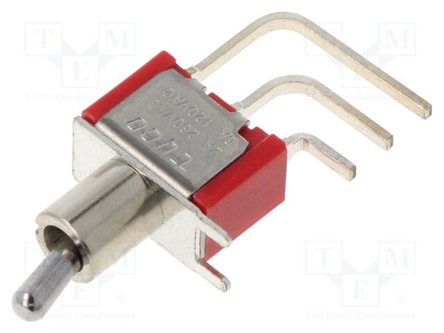 Switch: toggle; Pos: 2; SPDT; ON-ON; 2A/250VAC; 5A/28VDC; -30÷85°C