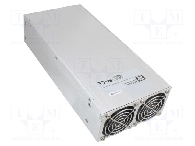 Power supply: switched-mode; 1500W; 24VDC; 62.5A; OUT: 1; 2.6g; 91%