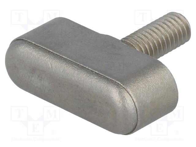 Knob wing; Ext.thread: M6; 16mm; stainless steel; W: 30mm