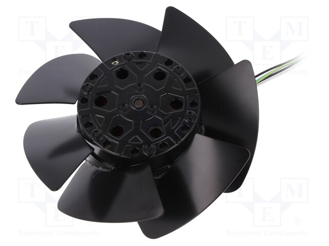 Fan: AC; axial; 230VAC; Ø138x57mm; 340m3/h; ball bearing; 2800rpm
