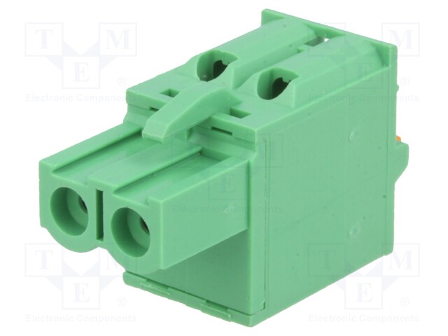 Pluggable terminal block; 5.08mm; ways: 2; straight; plug; female