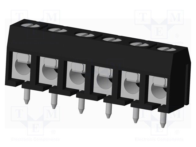 Connector: PCB terminal block; terminal; Plating: tinned; on PCBs