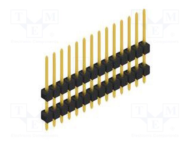 Connector: pin strips; pin header; male; PIN: 14; 2.54mm; THT; 1x14