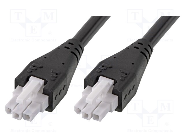Cable: Mini-Fit Jr.- pigtail; female; PIN: 3; Len: 3m; Mini-Fit Jr.