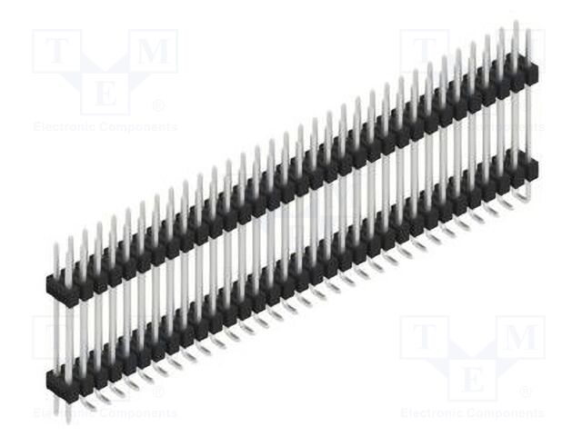 Connector: pin strips; pin header; male; PIN: 66; 2.54mm; SMT; 2x33