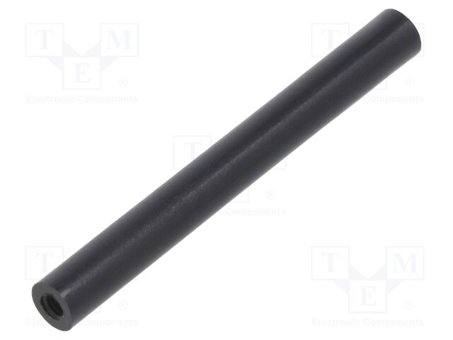 Spacer sleeve; cylindrical; polyamide; M2,5; L: 45mm; Øout: 5mm