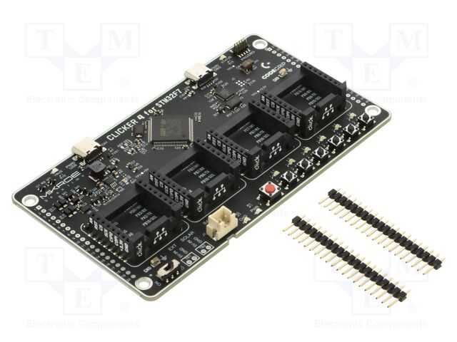 Dev.kit: ARM ST; Comp: STM32F745VG; Add-on connectors: 4