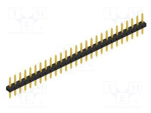 Connector: pin strips; pin header; male; PIN: 27; 2mm; THT; 1x27