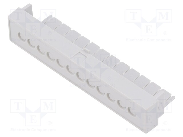 Terminals cover; grey; 5.08mm; Holes no: 12