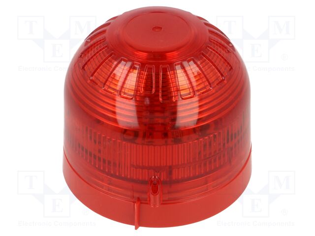 Signaller: lighting; flashing light; red; Sonos; 10÷60VDC; IP21