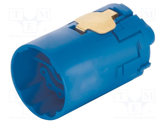 Circular Connector Insert, Han Series, 8 Contacts, Pin, Crimp