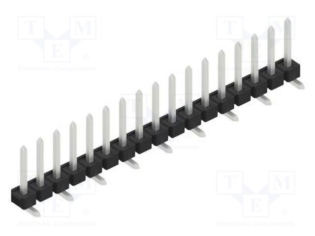 Connector: pin strips; pin header; male; PIN: 17; 2.54mm; SMT; 1x17