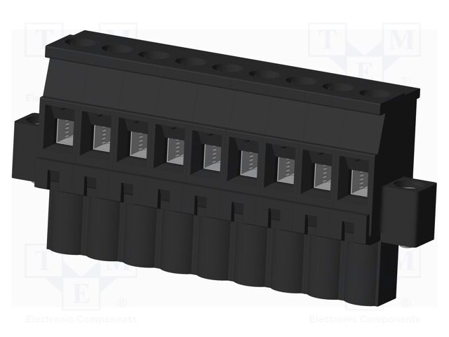 Connector: pluggable terminal block; plug; female; angled 90°