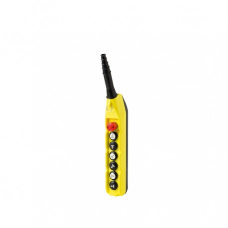 PENDANT STATION SINGLE ROW 7 OPERATORS - 6 PUSH BUTTONS 2 SPEEDS