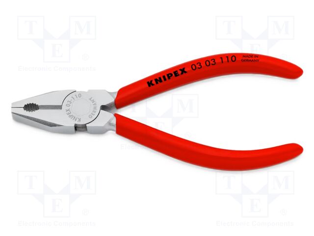 Pliers; universal; Blade: about 60 HRC; 110mm