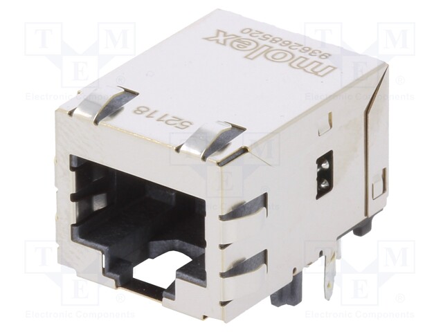 Socket; RJ45; MXMag; PIN: 8; shielded,with isolation transformer