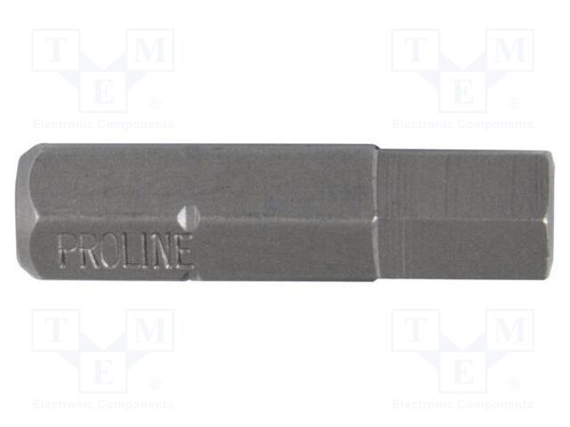 Screwdriver bit; hex key; HEX 5mm; Overall len: 25mm; 10pcs.