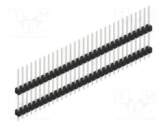 Connector: pin strips; pin header; male; PIN: 31; 2.54mm; THT; 1x31