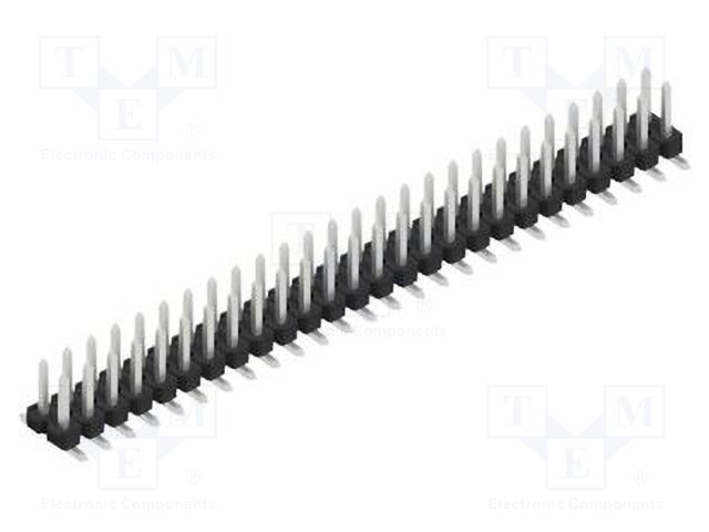 Connector: pin strips; pin header; male; PIN: 52; 2.54mm; SMT; 2x26