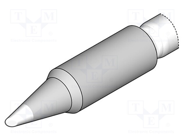 Tip; conical sloped; 0.6mm