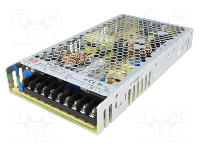 Power supply: switched-mode; modular; 200.25W; 7.5VDC; 6÷9VDC