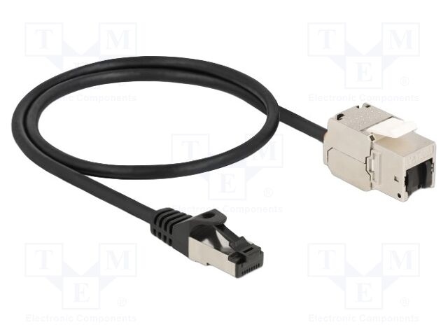 Extender Ethernet; S/FTP; Cat: 6a; RJ45 socket,RJ45 plug; 0.5m