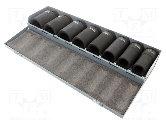 Wrenches set; 6-angles,socket spanner,impact; Mounting: 3/4"