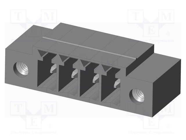 Connector: pluggable terminal block; socket; male; on PCBs