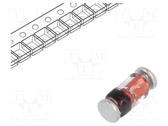 Diode: rectifying; SMD; 100V; 300mA; 4ns; Package: reel,tape; 500mW