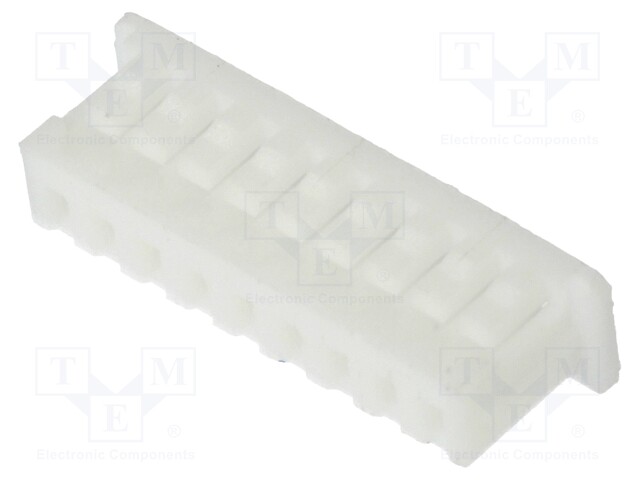 Plug; wire-board; female; 1.25mm; PIN: 9; w/o contacts; for cable