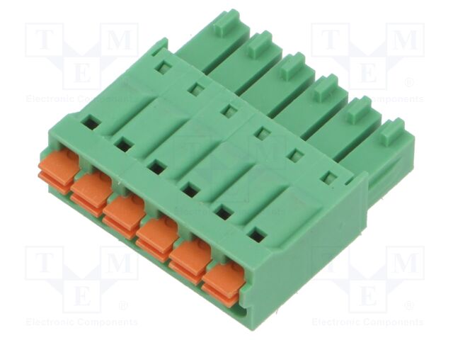 Connector: pluggable terminal block; plug; female; straight; 5.5A