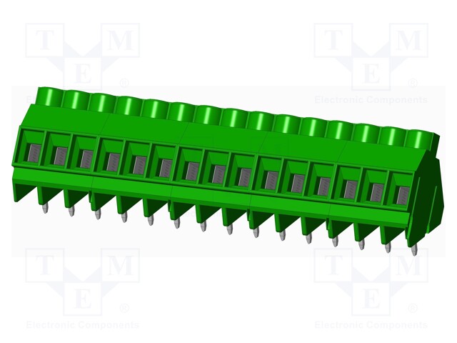 Connector: PCB terminal block; terminal; Plating: tinned; on PCBs