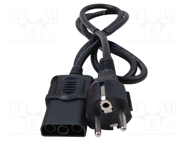 Mains cable; Len: 1.5m; Works with: KEW4118A,KEW5406A; Plug: EU