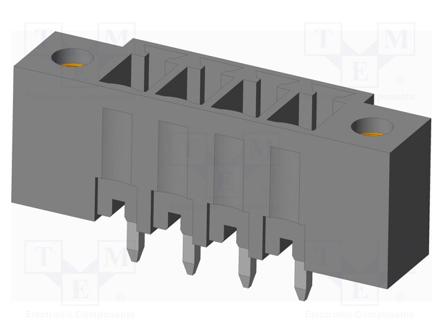 Connector: pluggable terminal block; socket; male; on PCBs