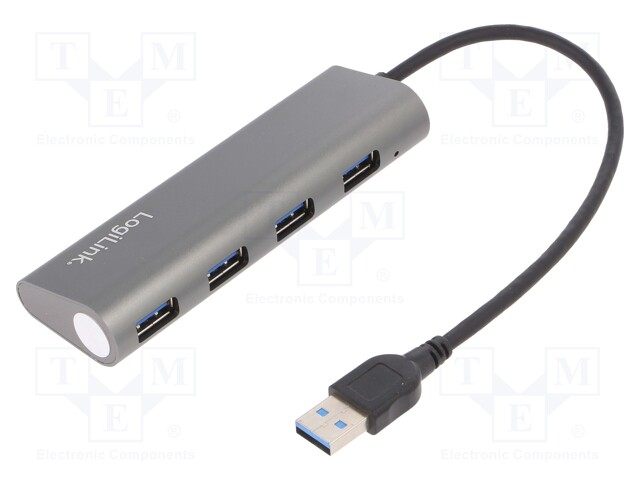 Hub USB; USB 3.0; PnP; Number of ports: 4; 5Gbps