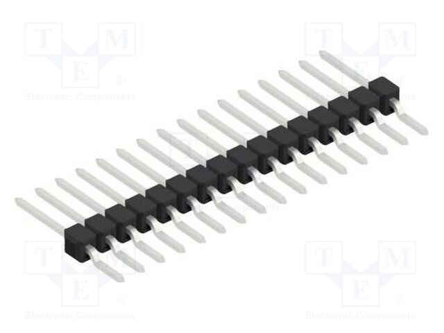 Connector: pin strips; pin header; male; PIN: 16; 2.54mm; SMT; 1x16