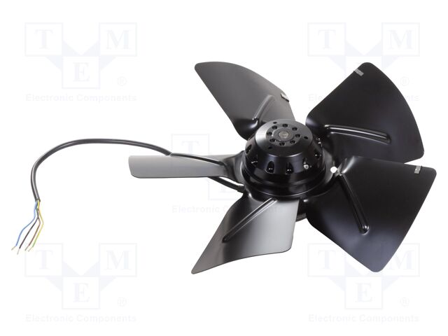 Fan: AC; axial; 230VAC; Ø353x104mm; 2850m3/h; 68dBA; ball bearing