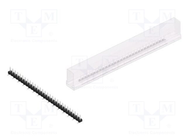 Connector: pin strips; pin header; male; PIN: 29; 2.54mm; SMT; 1x29
