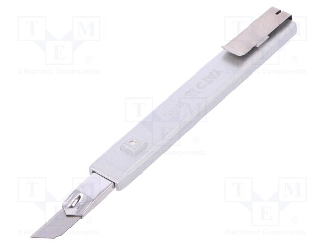 Knife; universal; 9mm; Handle material: metal