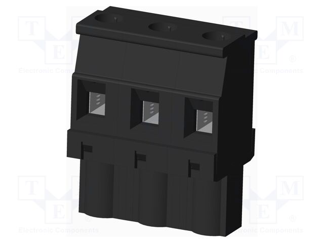 Connector: pluggable terminal block; plug; female; angled 90°