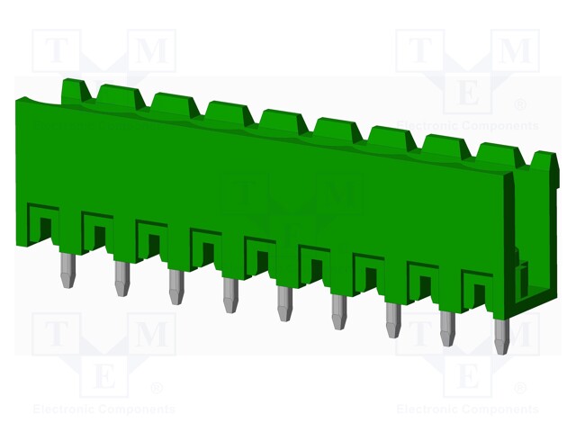 Connector: pluggable terminal block; socket; male; straight; THT