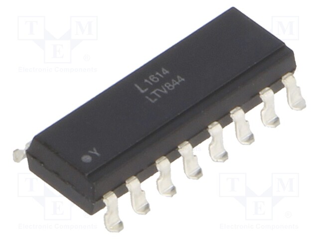 Optocoupler; SMD; Channels: 4; Out: transistor; Uinsul: 5kV; Uce: 35V