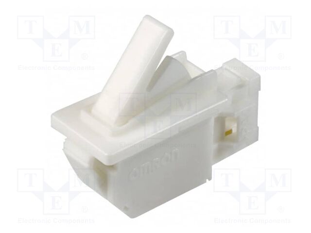 Switch: door; Pos: 2; SPST-NC; 0.5A/250VAC; white; on panel; D3D