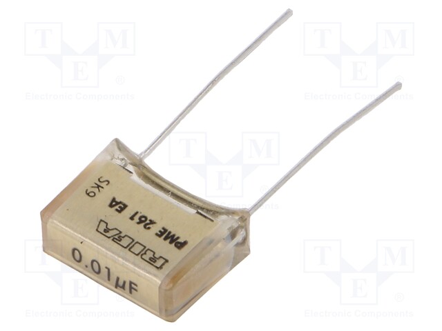 Capacitor: paper; 10nF; 300VAC; 10.2mm; ±10%; THT; Series: PME261