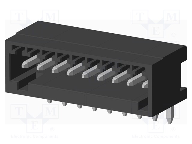 Connector: pluggable terminal block; socket; male; on PCBs