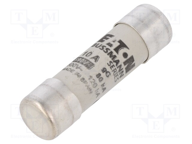 Fuse: fuse; gG; 10A; 690VAC; ceramic,cylindrical,industrial